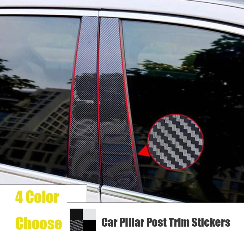 8Pcs Car Pillar Post Molding Trim Cover Stickers For Jeep Grand Cherokee L (WL75) 2021 2022 2023 2024 Auto Exterior Accessories