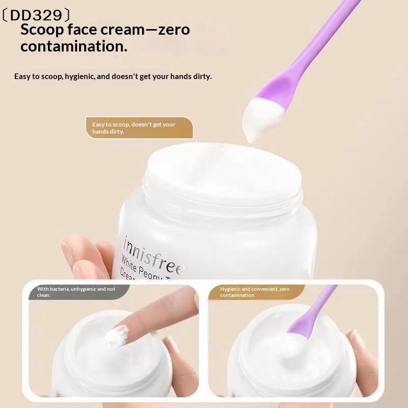 3pcs Silicone Spatula Set Double Head Tiny Scraper For Thin Lotion Bottles Cosmetic Kitchen Tools〔DD329〕
