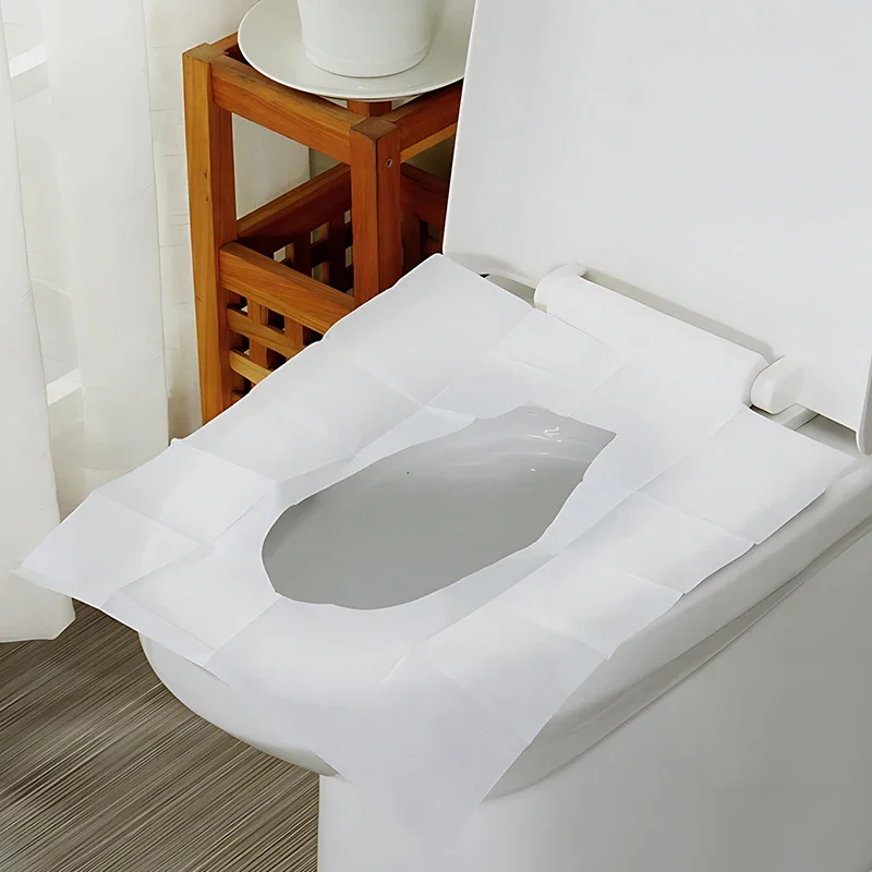 1-10 Disposable Flushing Dissolve Toilet Seat Cover Portable Travel Camping Hotel Degradable Eco-Friendly Toilet Accessories view 4
