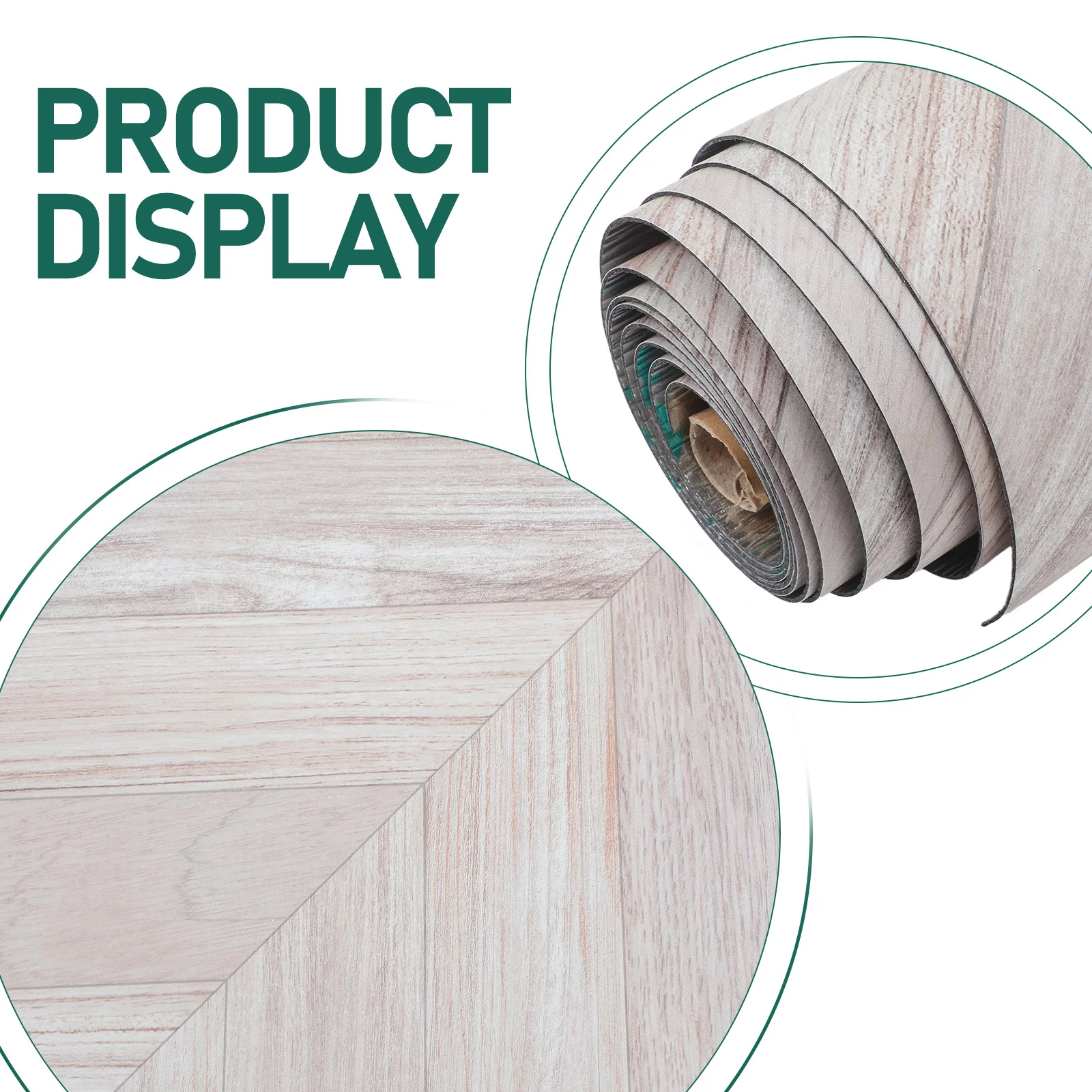 1 Rolo de Piso Autoadesivo 118x23x0.06 polegadas, Azulejos de Vinil Impermeáveis com Design de Madeira para Cozinha e Banheiro