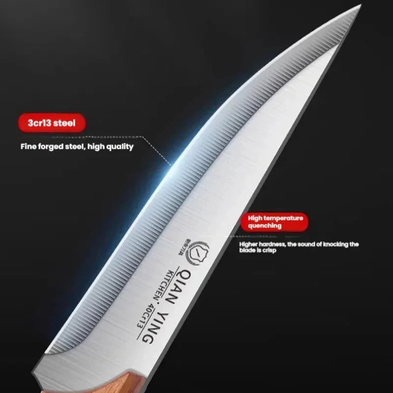 High-quality stainless steel bone-picking knife kitchen accessories, butcher's special sharp knife for sheep, pigs and cattle