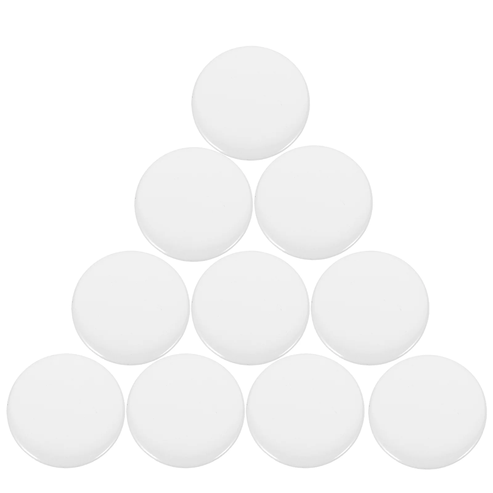 20 Pcs Wire Blank Badge White Buttons DIY Sublimation Blanks Pin Paper Badges Student Earrings for Kids