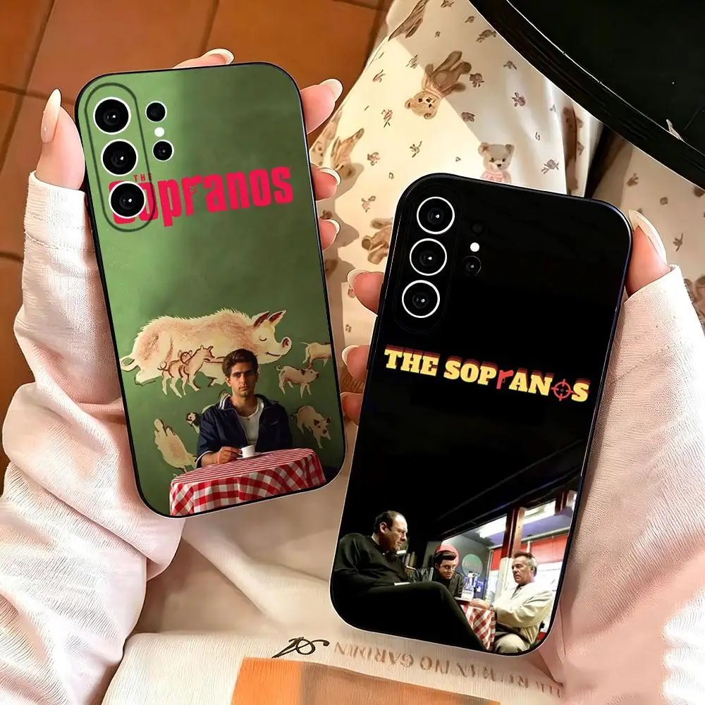 The Sopranos-S Classic TV Series Family Whitepaper Phone Case Phone Case For Samsung S26 S25 S24 S23 S22 FE S21 Plus S20 Ultra B