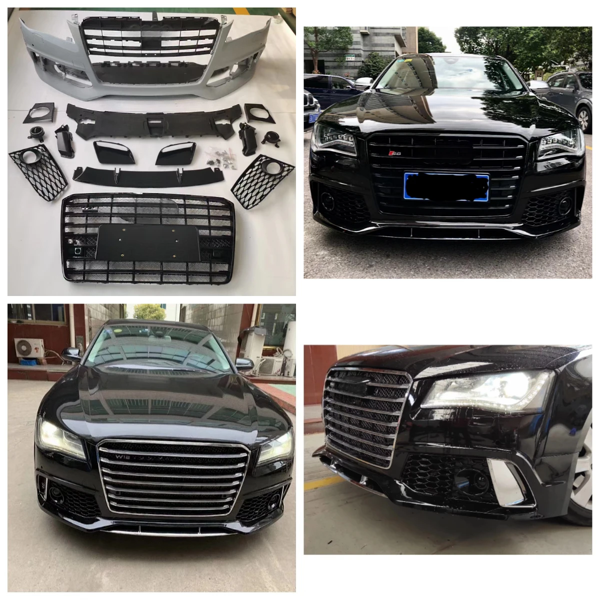 

Car Body Kits for Audi A8 D4 D4.5 2011-2018 Year Facelift to RS8 Model with Bumpers Grilles