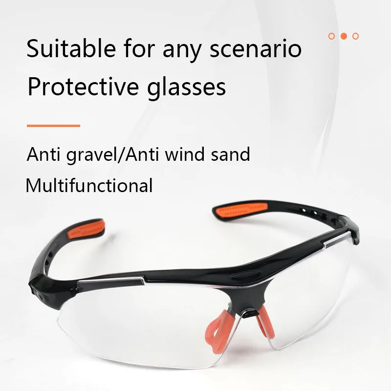 Clear Eye Sand Prevention Windproof Safety Riding Goggles Vented Glasses Work Lab Laboratory Safety Goggle Glasses