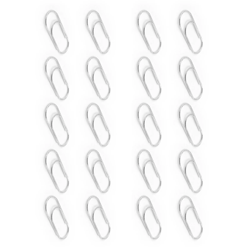 20pcs giấy lớn clip giấy clip giấy tờ giấy giấy kim loại 50mm cho văn phòng k1kf
