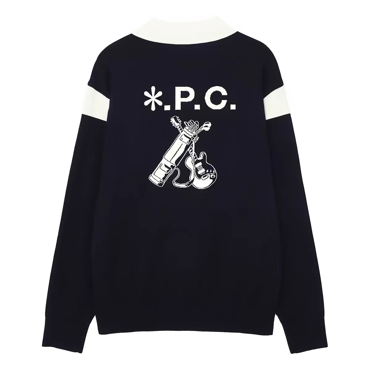Men golf clothing, sports turtleneck knitted shirt, simple and high-end, thickened long-sleeved golf sweater autumn and winter