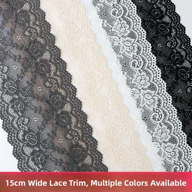 renda-exquisita-com-bordado-em-fio-preto-branco-e-dourado-largura-de-15cm-tecido-de-rede-para-decoracao-de-roupas-e-bordas