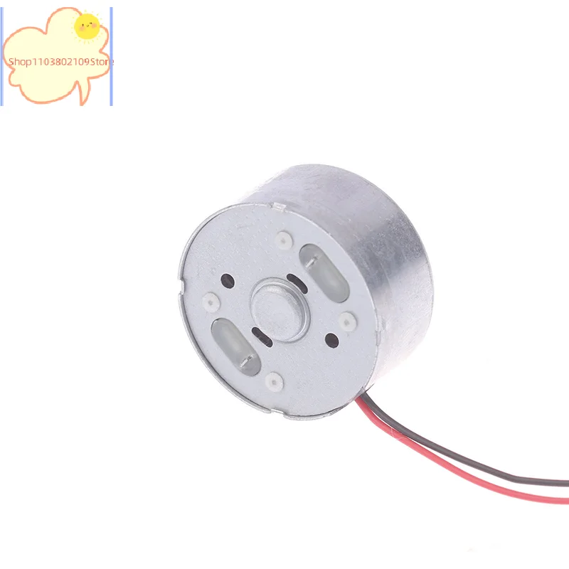 [YH]RF-300EA-1D390 DC 1.5V/3V/5V/6V 7250RPM Mini Mute 24mm Round Spindle Motor Precious Metal Brush Engine DIY Solar Power Toy M - view 2