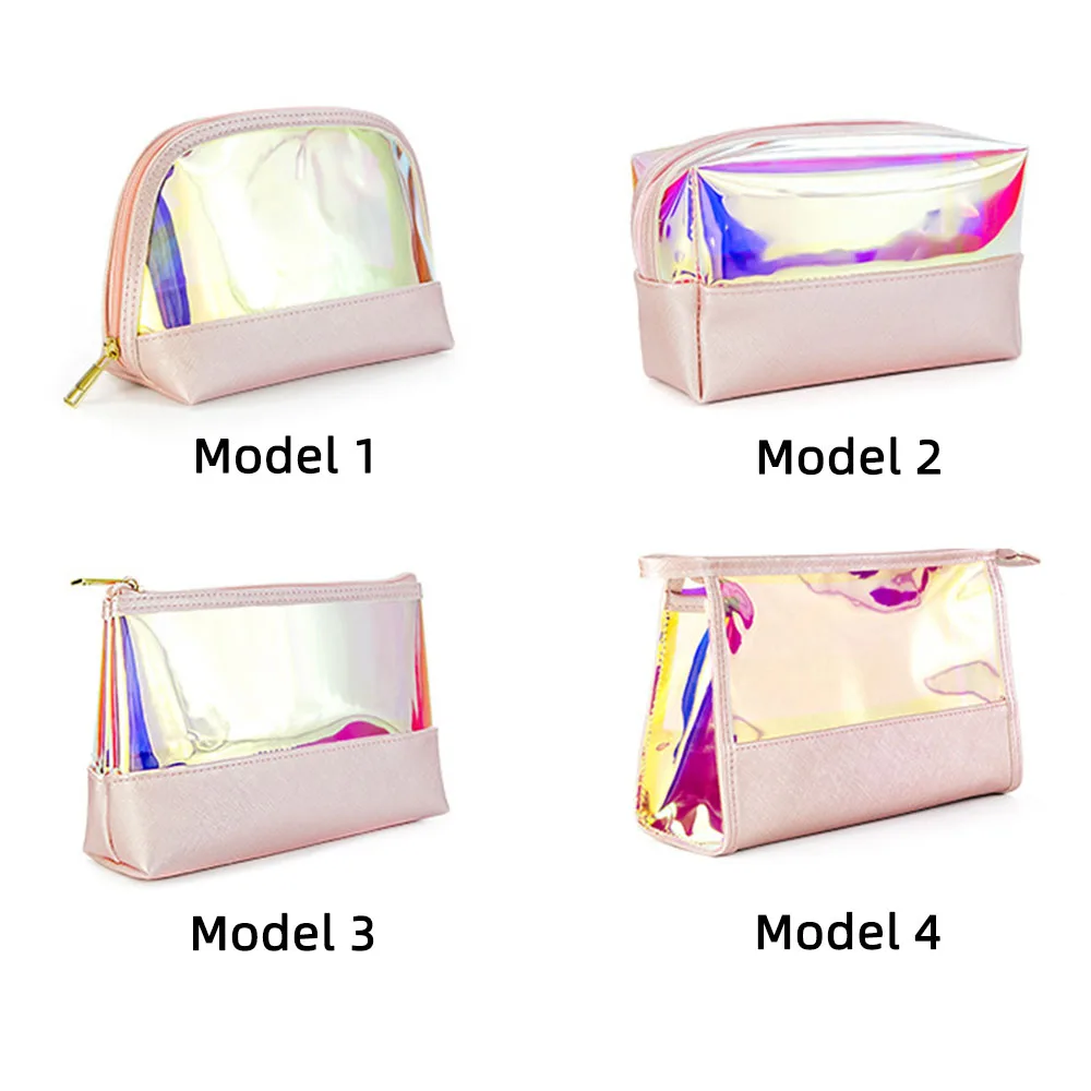 Marfino Make Up Bag  Small Transparent Travel Cosmetic Case Organizer Professional Makeup Artist For Women