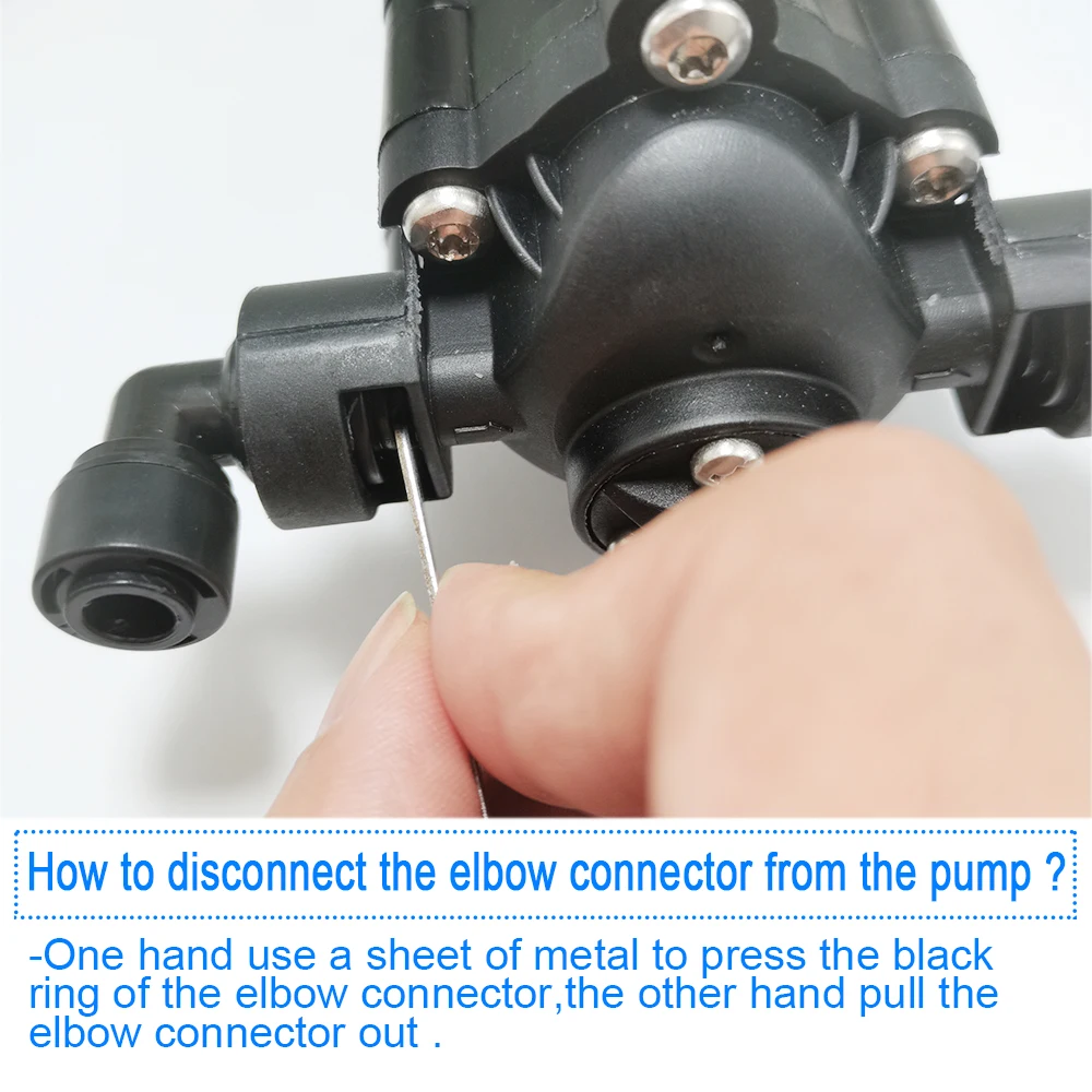 Booster Silent Mist Pump DC24V  70PSI  75GPD Food Grad Pump for Garden Misting Cooling System Sprayer For Reptile Pet