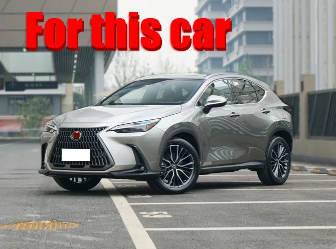 For Lexus NX-Class AZ20 NX250 NX350 NX450 2021 2022 ABS Rear Fog Light Side Trim Car Accessories Stickers