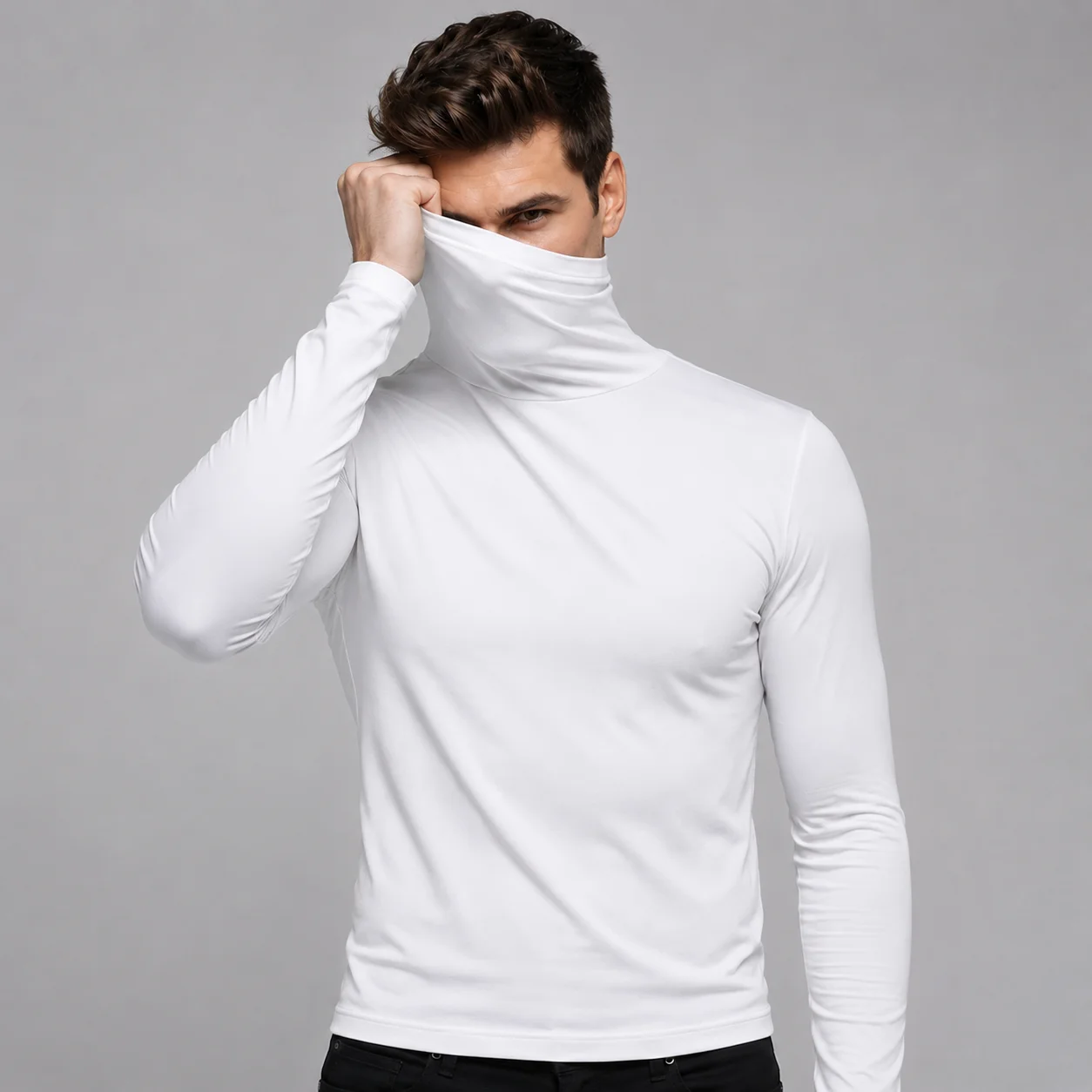 Męski golf z długim rękawem, o – Thermal Base Layer recenzja i cena