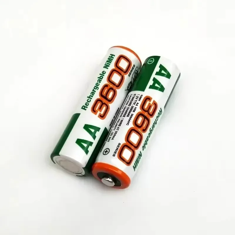 100% New AA 1.2Vbattery 3600mAh rechargeable battery, 1.2V Ni-MH AA battery, suitable for clocks, mice,computers