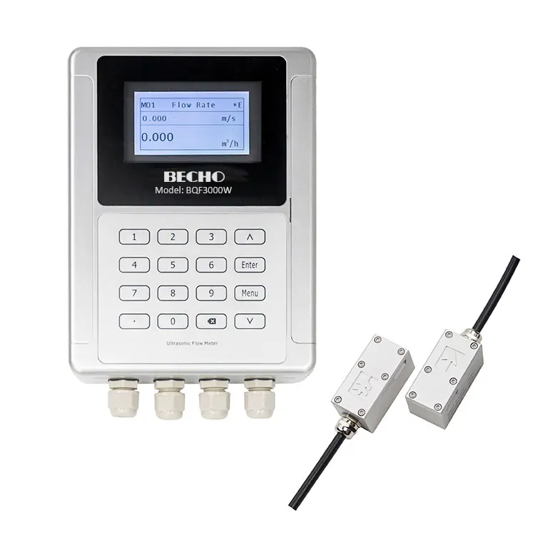 Smart ultrasonic hot sale sensor mass flow meter    external c   por   ultrasonic flow meter