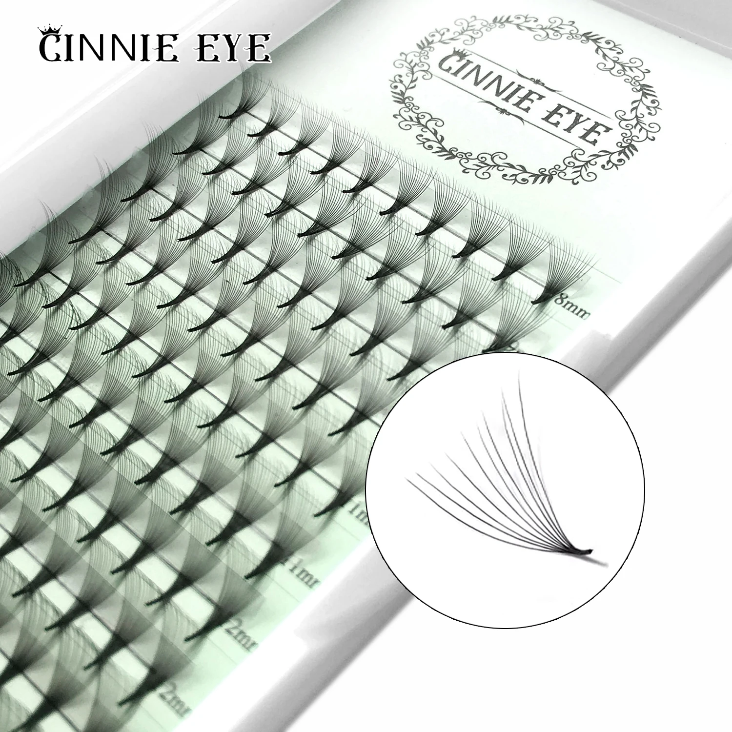 Premade Volume Fans Lash Extensions 3d 4d 5d 6d 8d Mega Ready-Made Eyelash Extension Bundles Pointy Stem Bloom False Lashess