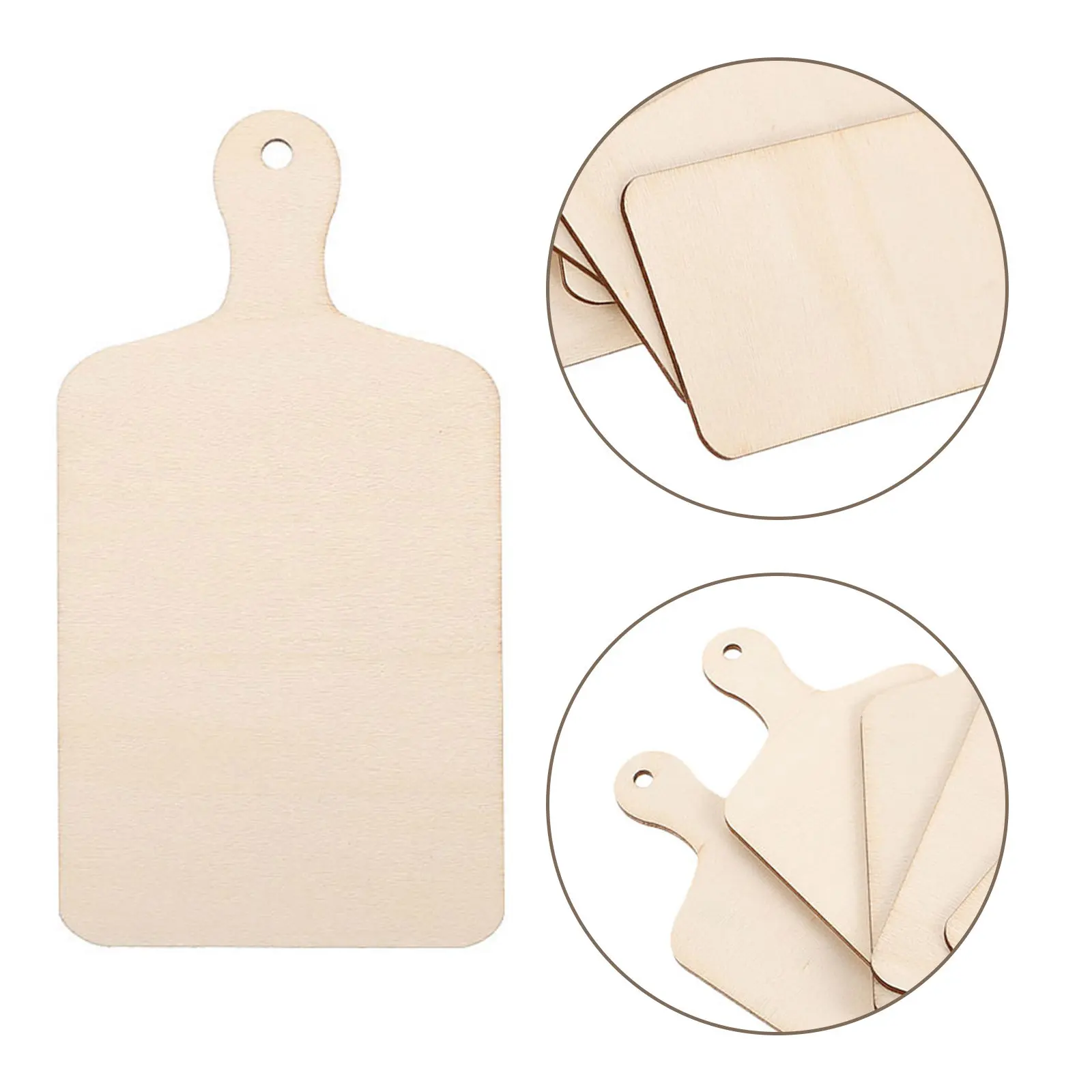 

Набор из 10 мини-досок для резки из необработанного дерева, гладкие, без заусенцев, для поделок, DIY, для выпечки, подарков и сервировки