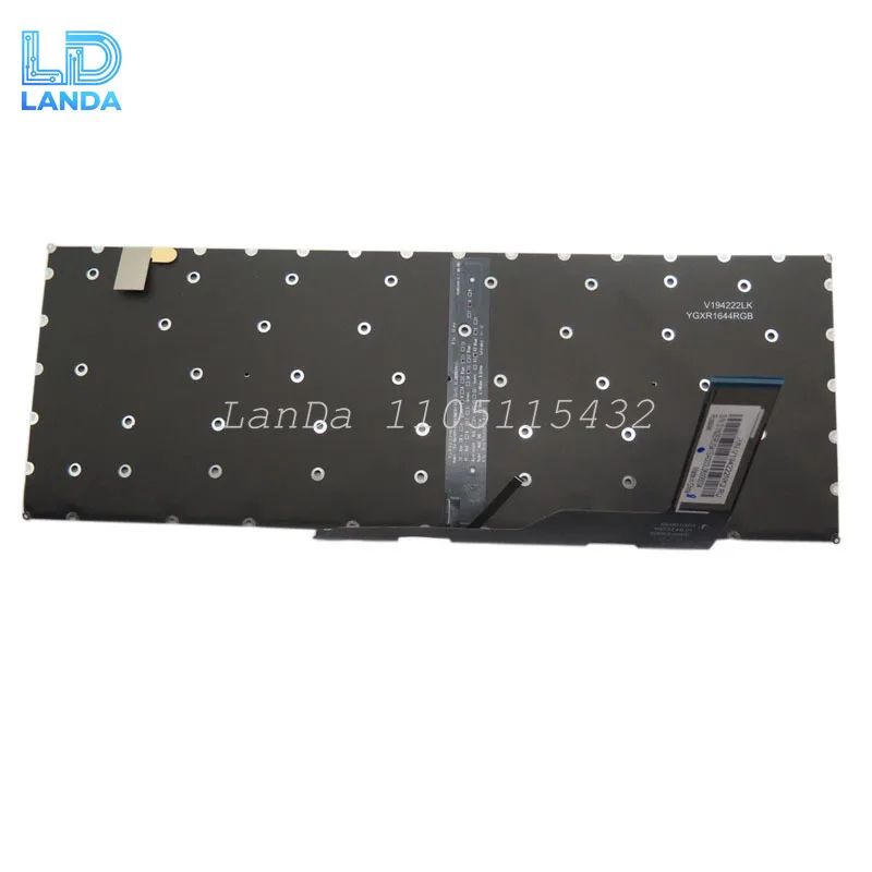 

Laptop Backlit Keyboard For MSI V194222MK2 FR S1N-2EFR602-SA0 S1N2EFR602SA0 French FR Grey No Frame New