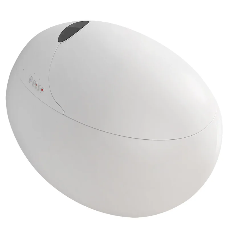 

Egg-shaped smart toilet integrated fully automatic, instant type, no water pressure limit egg-shaped smart toilet
