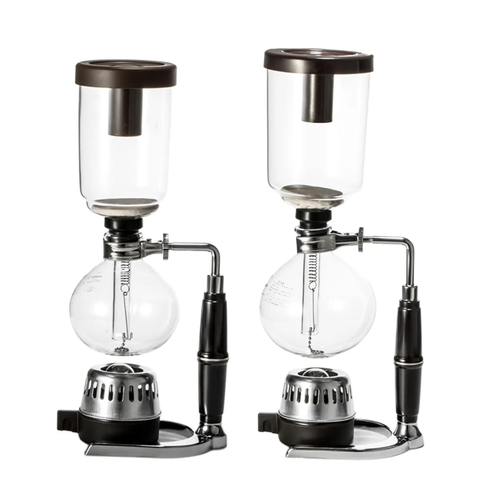 Glass Type Siphon Coffee Maker 3/5 Cups Vacuum Coffeemaker for Coffee Shop Office