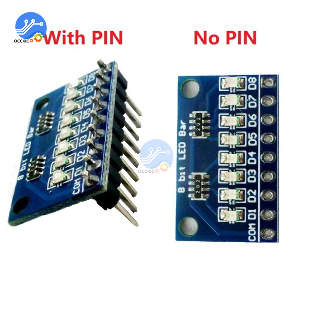 3-24V 8 Bit Blue/Red Common Anode/แคโทด LED โมดูล Breadboard Starter Kit Board สำหรับ MCU ARM 3d เครื่องพิมพ์ MEGA