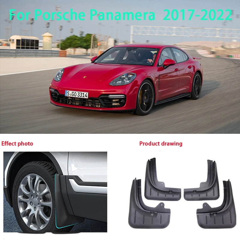 

Mudguards for Porsche Panamera 2017-2022 Auto Mudflap Fender Mud Flaps Guard Splash Car Accessories