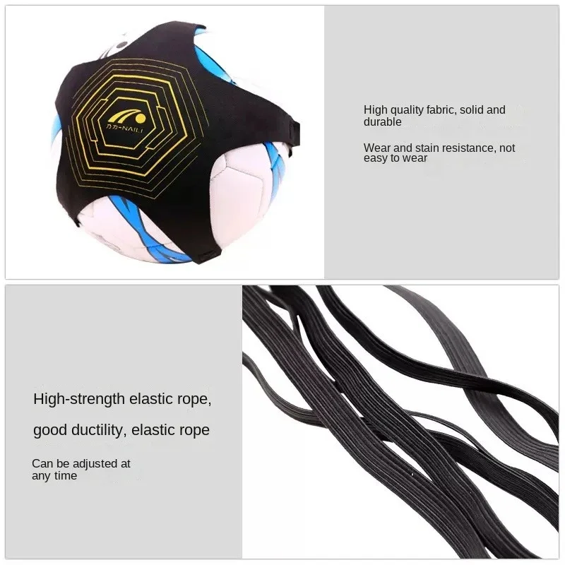 Soccer Ball Juggle Bag Children Auxiliary Circling Belt Kick Solo Soccer Trainer Football Kick Kids Football Training Equipment