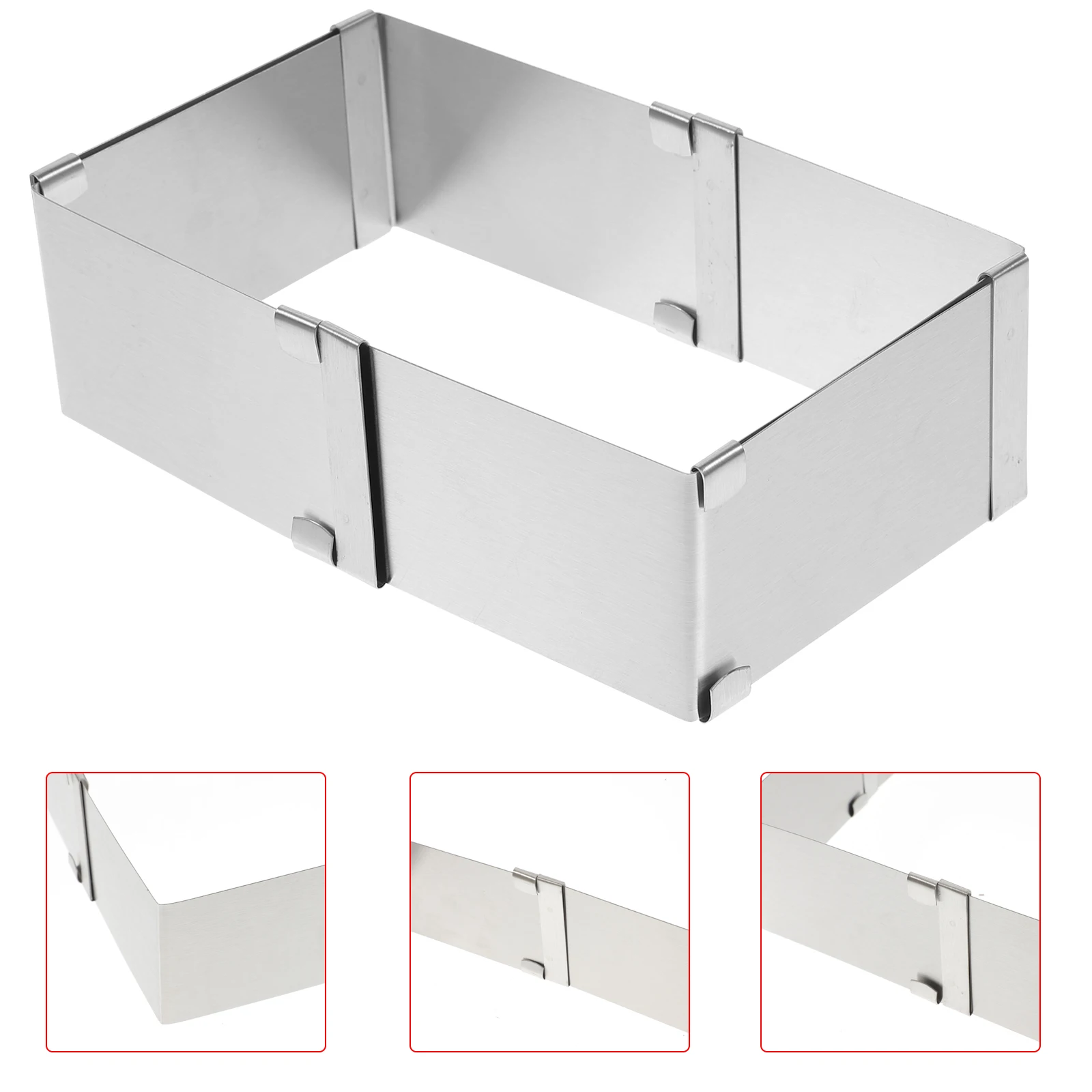 

2.5 Inch Stainless Steel Mousse Ring Silver Nonstick Baking Pastry Cutter DIY Tool Stainless Steel Mousse Ring