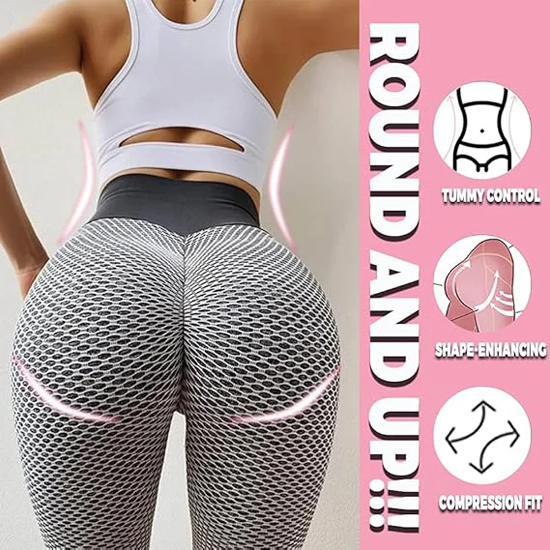 New Yoga Pant Leggings Tights Women Pants Thick High Waist Highly Elastic Seamless Push Up Tights pantalones