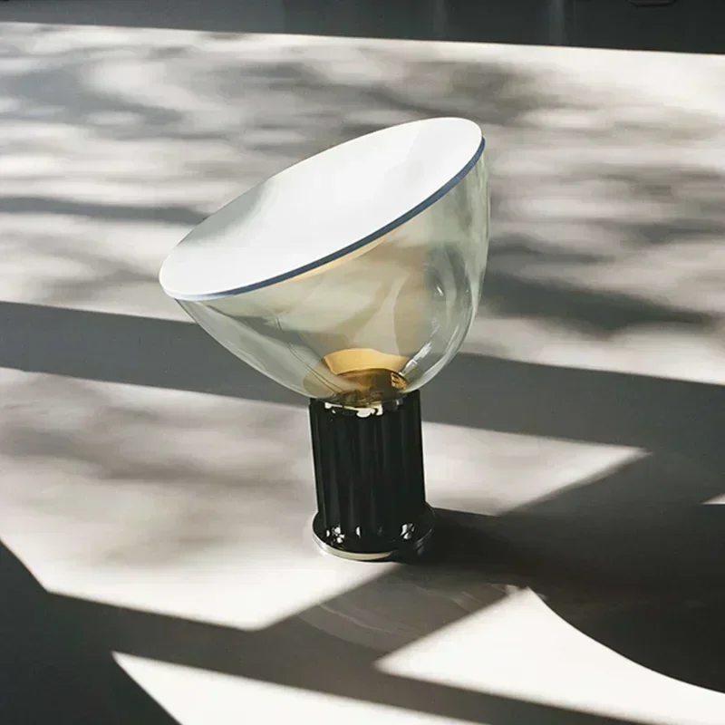 الحديثة LED جودة عالية بالقرب من الأصلي الإيطالي الكلاسيكي Flos Taccia الجدول مصباح مكتب ضوء غرفة المعيشة غرفة نوم ديكور #1