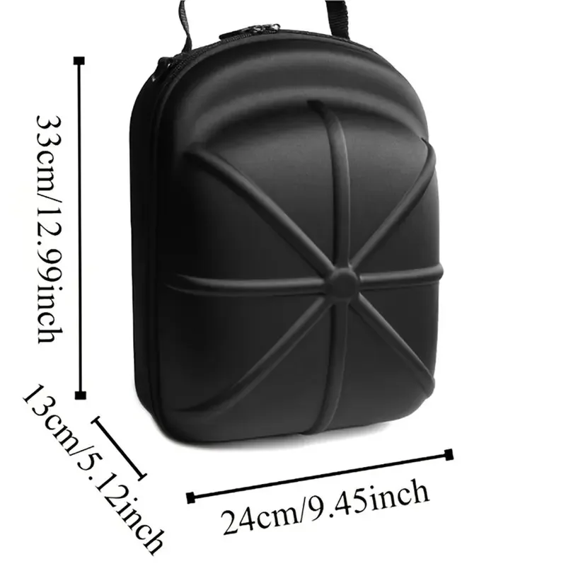 2Pcs EVA Baseball Cap Storage Bag Portable Travel Hat Carry Display Case
