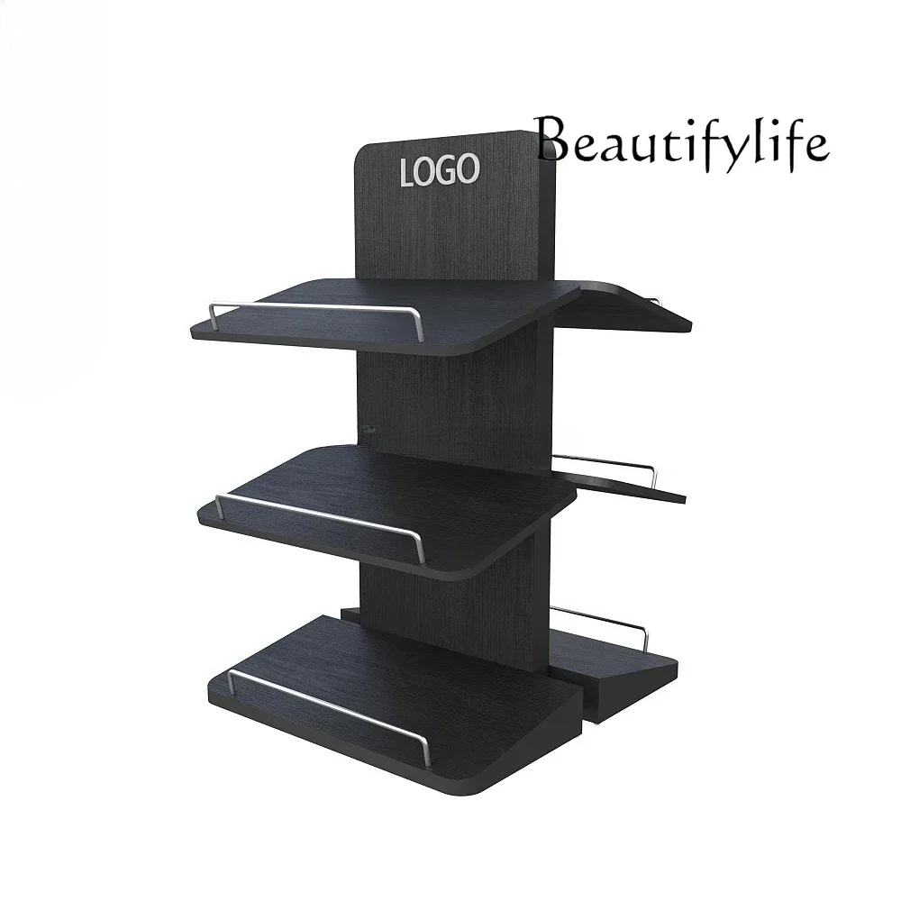 H45 French Style Custom.Household Supplies Fixtures Wood Multi-layer Shelving Neck Pillow Shop Fittings Retail Store Dis