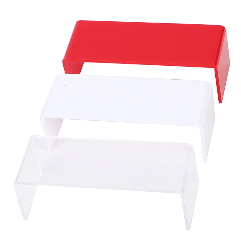 3Pcs Set 3mm Acrylic Display Stand Jewelry Showcase Storage Rack Shelf Holder For Collectibles Small Ornament Retail Show