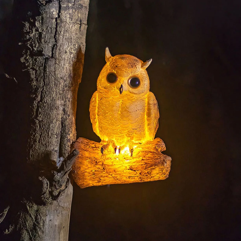 Owl Wall Light Led G4 for Interior Decor Foyer Corridor Bedroom Sconce Illumination Garden Tree Landscape Bird Lamp