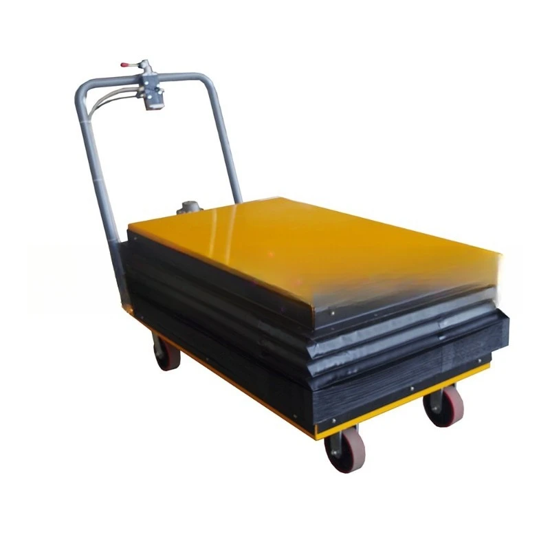 Pneumatic lifting platform, pneumatic mobile vertical hoist factory direct sales small electric lift