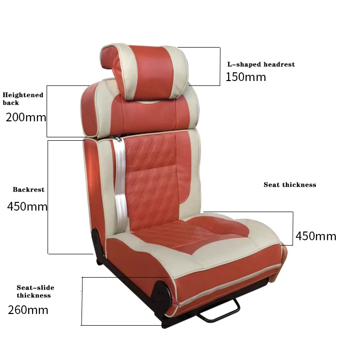 

Настраиваемая складная раскладная кровать для автодома, кемпера, дома на колесах, регулируемая удобная спинка, модифицированное автокресло для Iveco, кожа на заказ