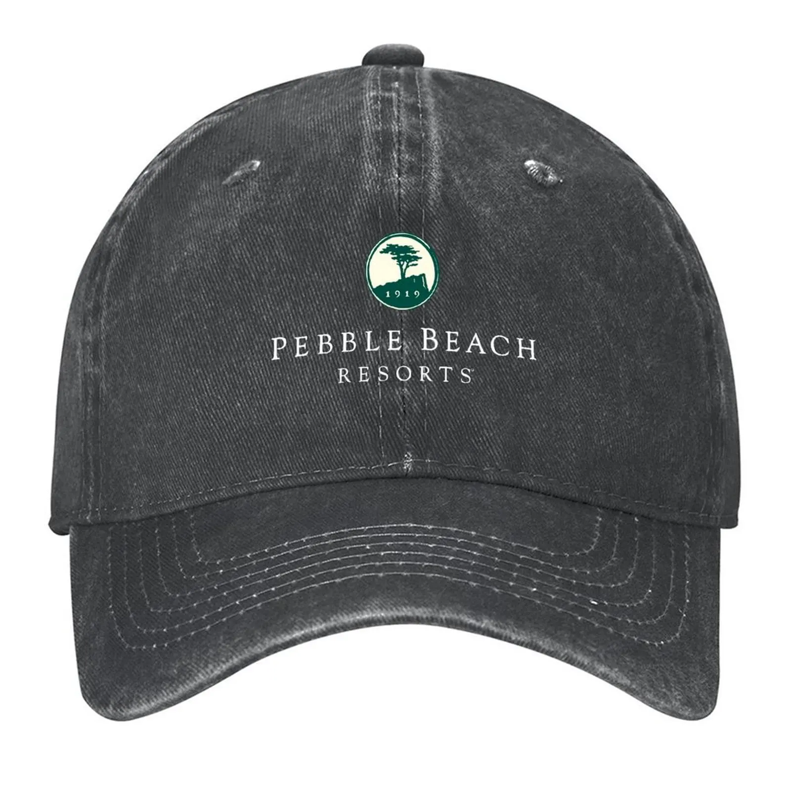 

Pebble Beach Resorts Golf Courses Resorts Spa 1919 Baseball Cap Uv Protection Solar Hat Visor |-F-| Ladies Men's