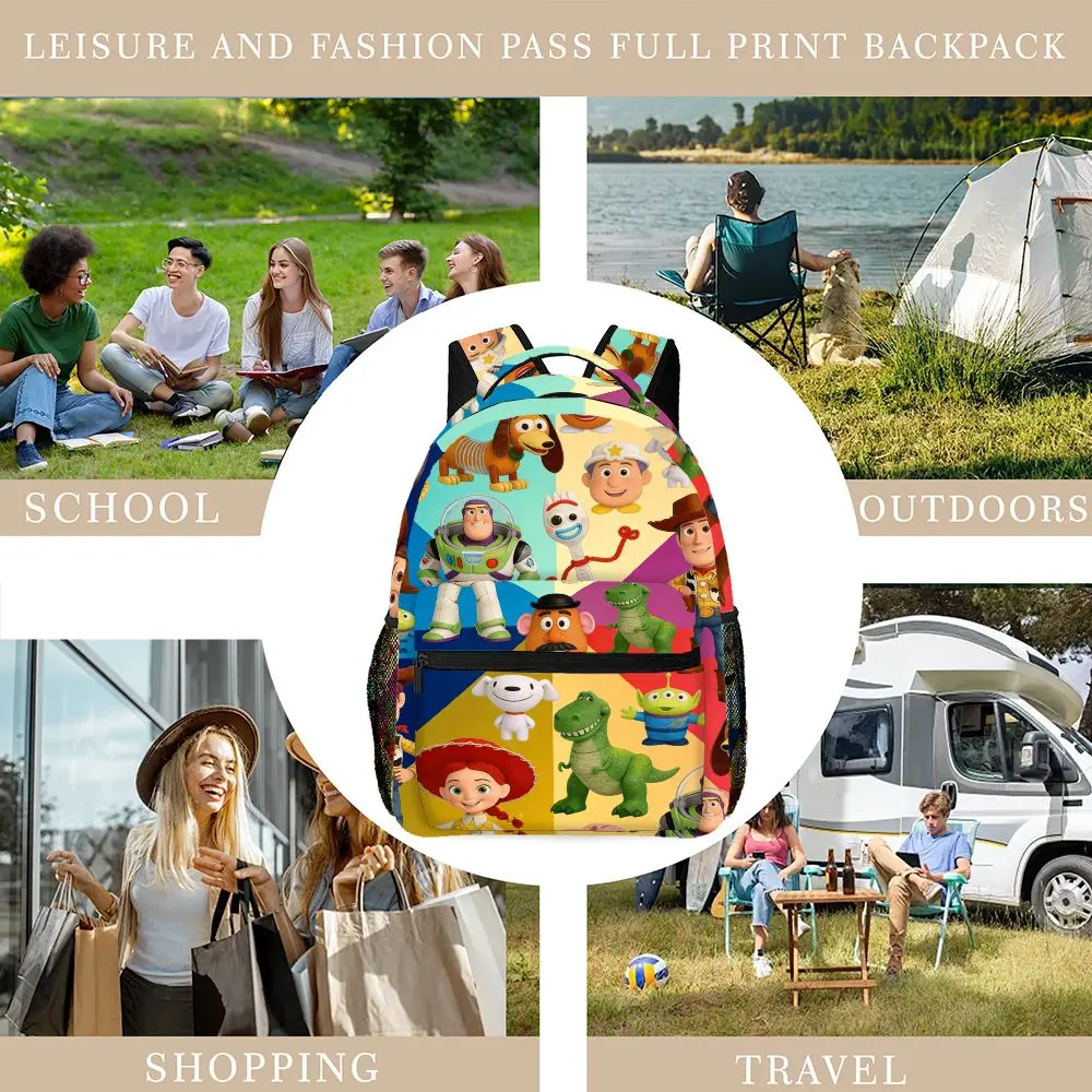 حقيبة ظهر ديزني توي ستوري وودي باز لايت يير، حقيبة كاجوال، سعة كبيرة، هدية عالية الجودة، استخدام يومي شخصي