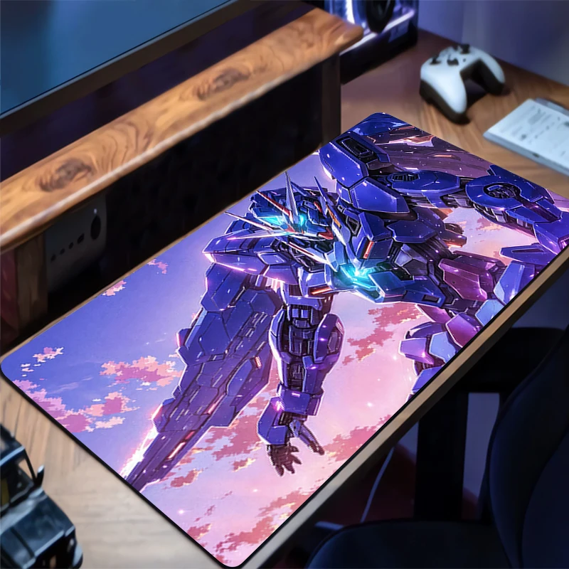 

Mouse Pad Mechanical Warrior Gundam Office PC Accessories HD Keyboard Mat Anime Pattern Anti-slip Rubber Mousepad Gamer Desk Mat