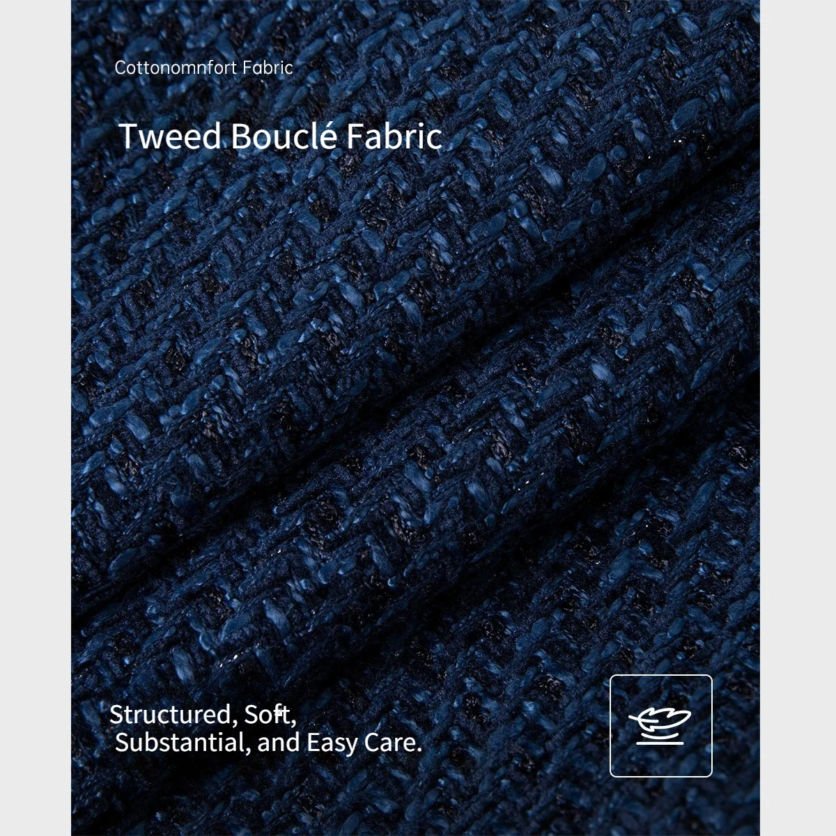 VIMLY Francese Elegante Giacca di Tweed Donna 2025 Autunno Nuovo O-Collo Cappotti Corti Solido Monopetto Tasche Tuta Sportiva Femminile A2632