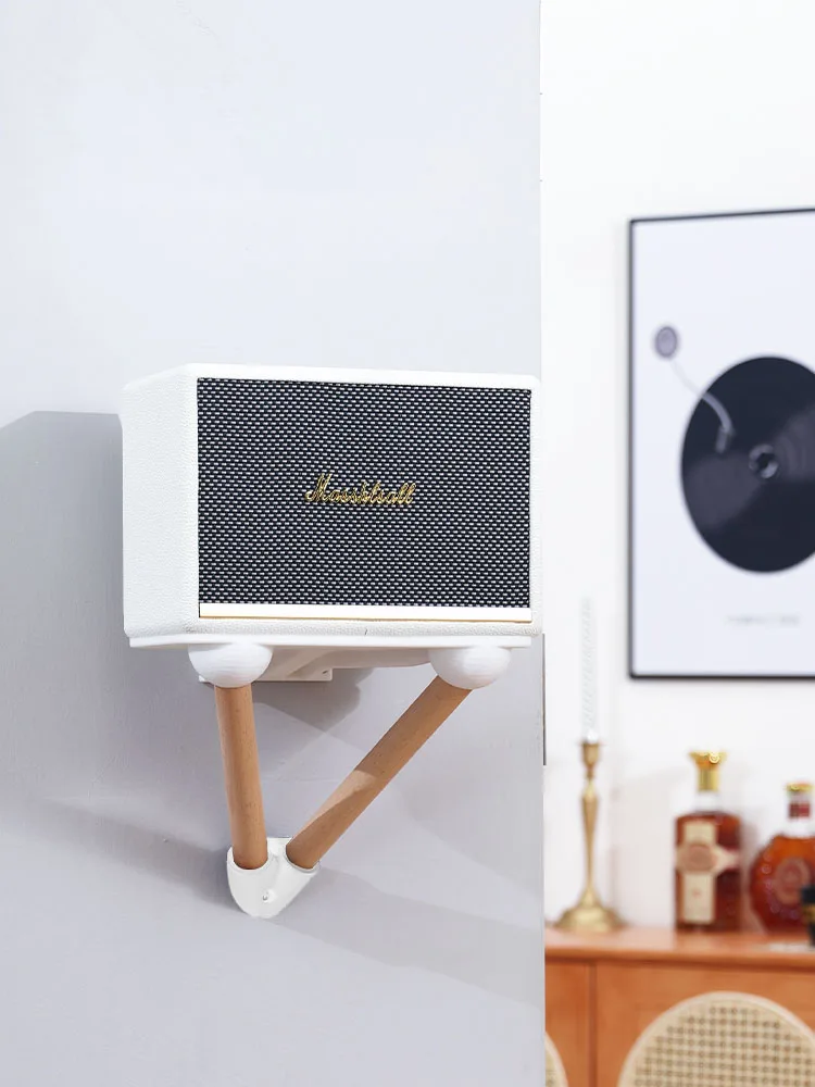 مكبر صوت خشبي صلب مثبت على الحائط ، حامل لـ marstall ، actonii/iii ، قائم