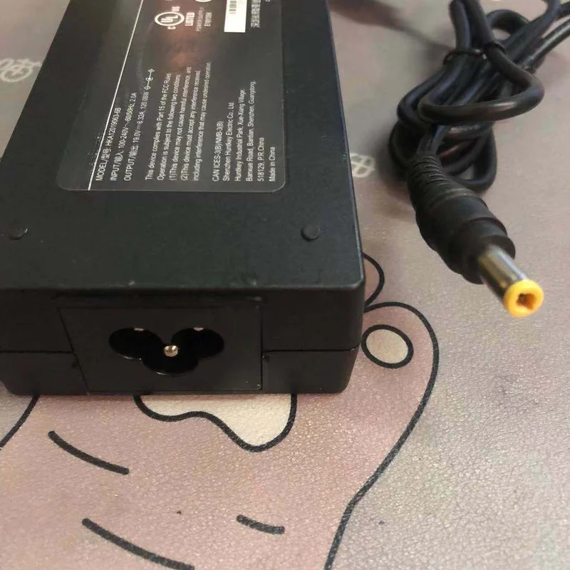 Adaptador de CA para ordenador portátil, cargador de fuente de alimentación OPS 19v 6.3A para Huntkey HKA12019063-6B