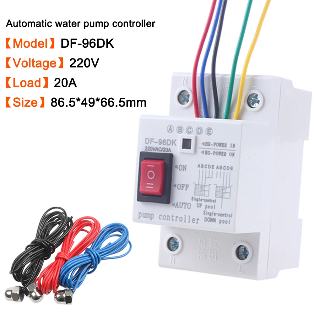 DF-96A DF-96D DF-96DK automatic water level controller Pump Controller Cistern Cistern Automatic Liquid Switch with 3 probes