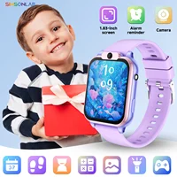 Nuevo reloj inteligente para niños, 18 juegos variados, monitoreo del sueño, Control de cámara HD, linterna, interacción entre padres e hijos, regalos perfectos