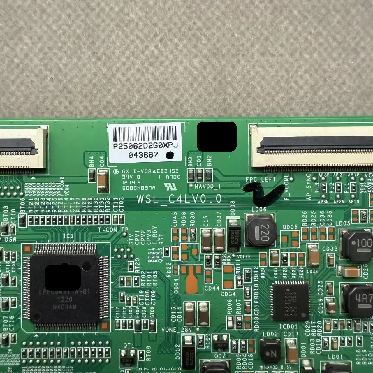 KDL-46EX650 KLV-55EX630 لوحة T-CON WSL-C4LV0.0 WDL-C4LV0.1 #4