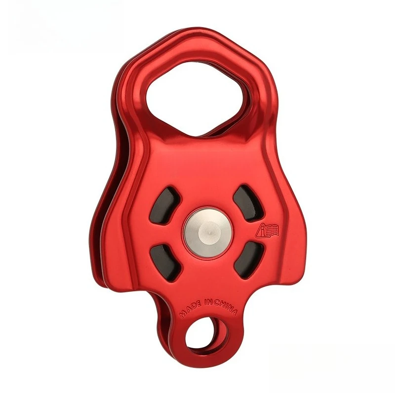 

Chinese reinforced single pulley, aerial work ropeway, zipline climbing cross rescue mountaineering pulley