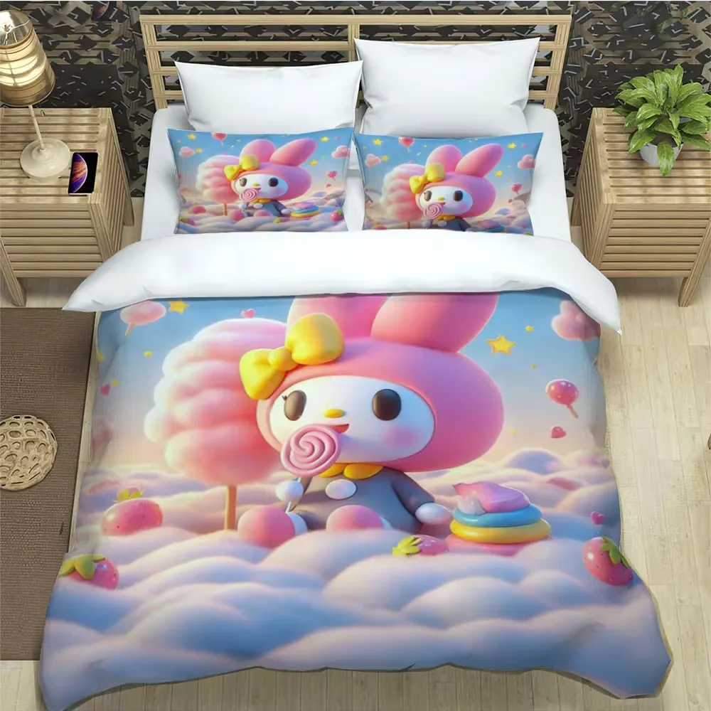 

Комплекты постельного белья My Melody, изысканная кровать, детский пододеяльник, комплект постельного белья, роскошный подарок на день рождения