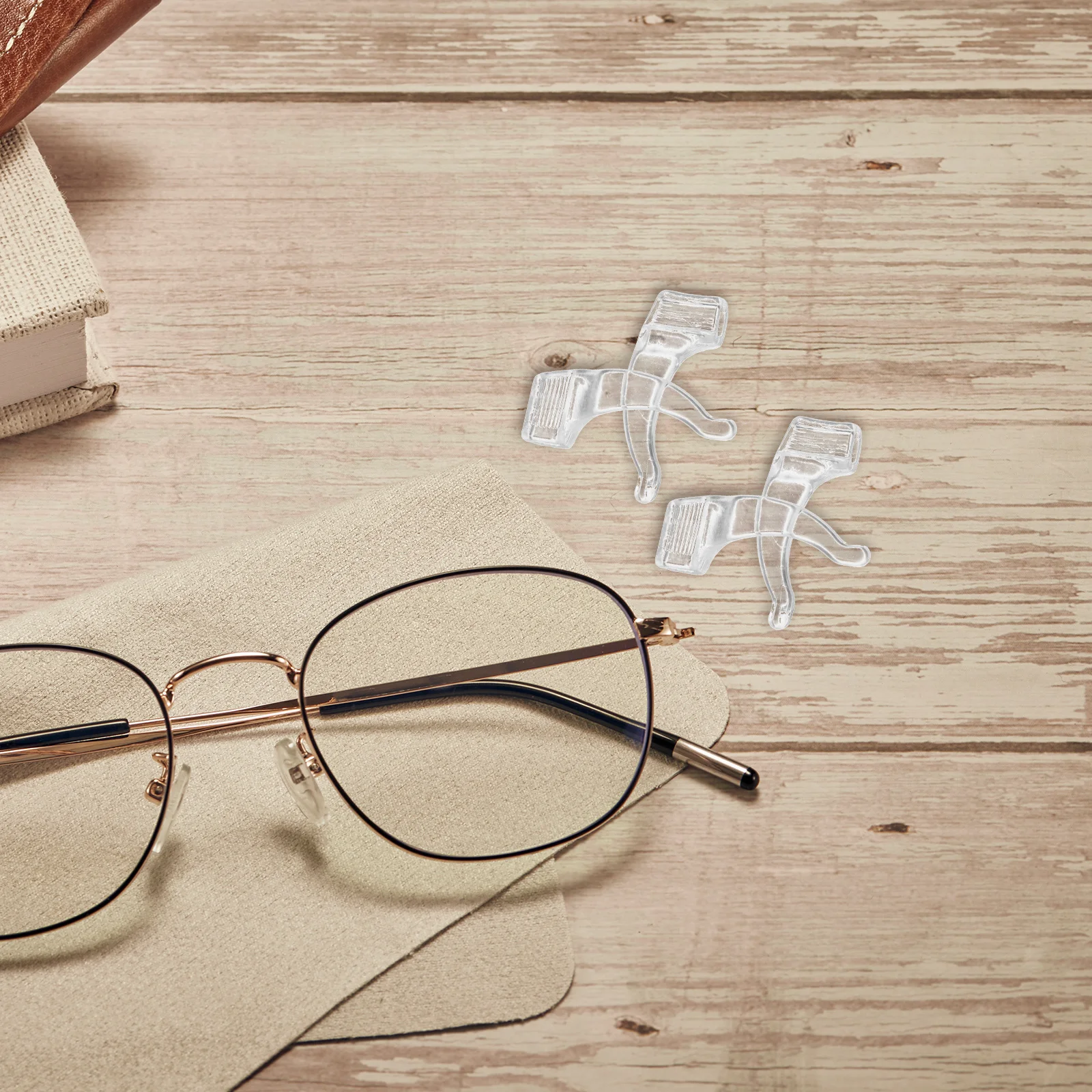 

10Pairs Silicone Anti-Skid Ear Pads for Eyeglasses 5Mm Transparent Smooth Comfortable Wear Non-Slip Glasses Temples Covers