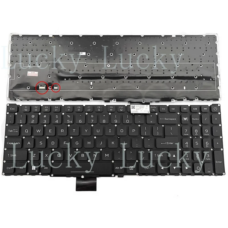f For Acer Predator Helios 18 PH18-71 N23Q2 Laptop US Keyboard with RGB Backlit