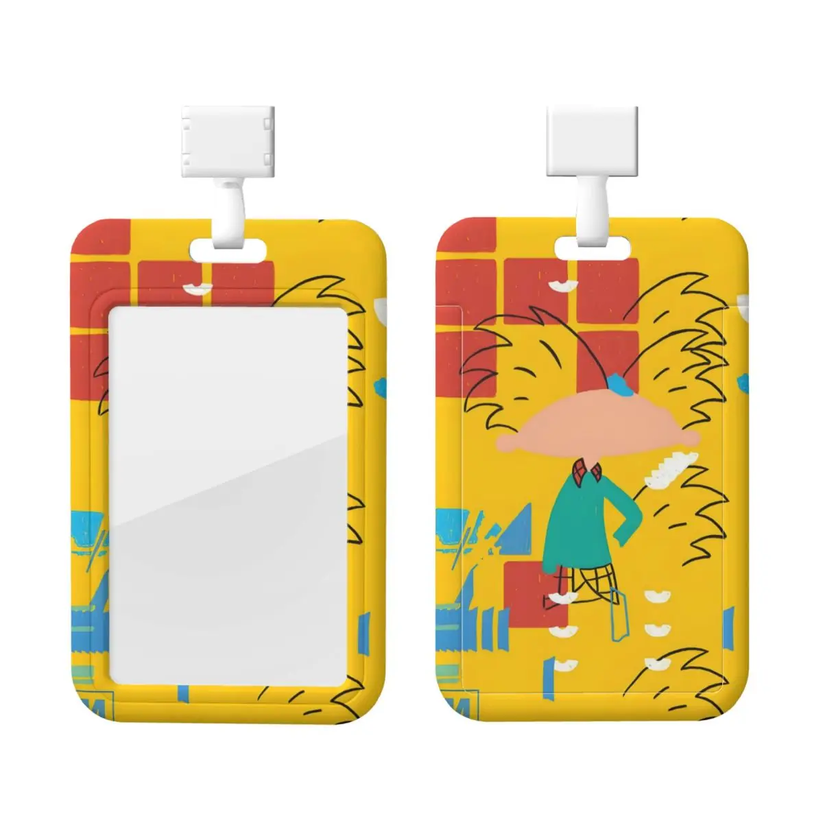 

Пользовательский Hey Забавный держатель для бейджа Арнольда, держатель для карт, мужской и женский шейный ремешок, держатель для удостоверений личности, инженеры